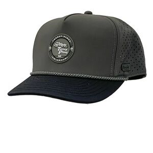 ODYSEA ROPE BULLS ICON HYDRO CHARCOAL / BLACK Torrey Pines Golf Hat (classic)